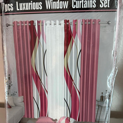 Elysian Elegance 7-Piece Curtain Set