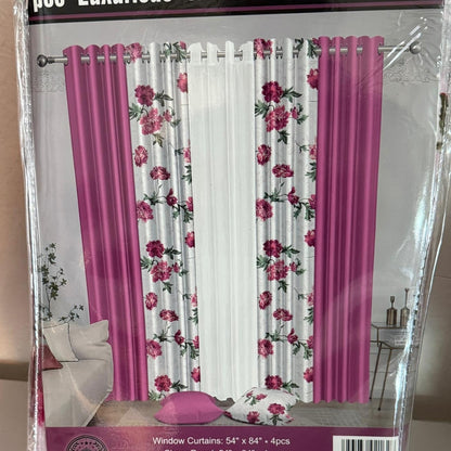 Elysian Elegance 7-Piece Curtain Set